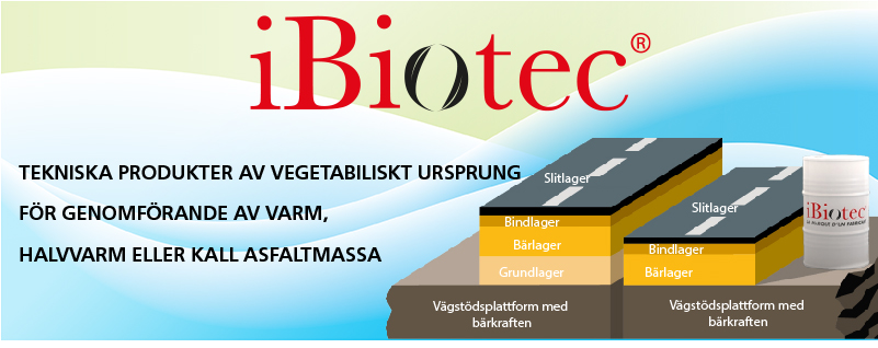 iBiotec SOLVETAL® borttagningsmedel för bitumen och släppmedel för asfaltmassa på vägar.